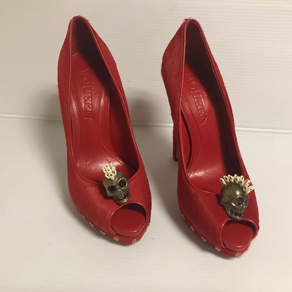 Alexander McQueen Shoes - Alexander McQueen pony hair shoes size 38.5